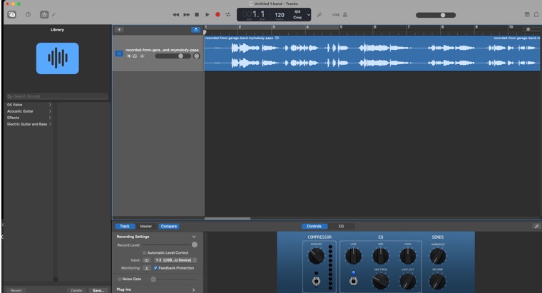 How to write melodies by singing into GarageBand
